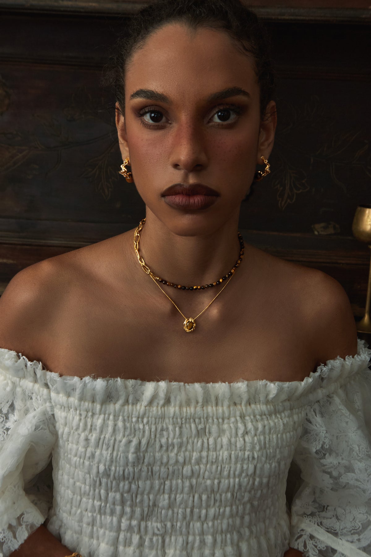 Gilded Erosion Necklace - booneealus