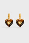 Nocturne Heart Mini Stud Earrings