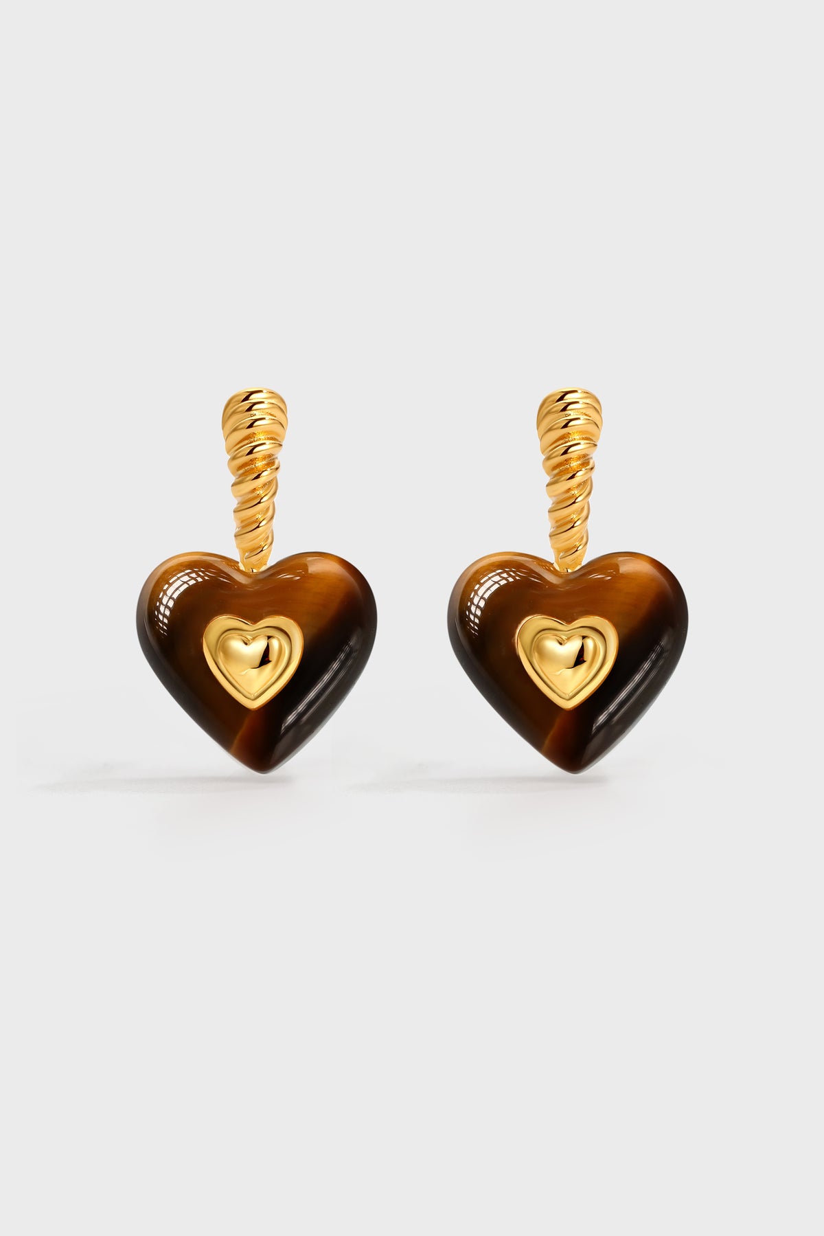 Nocturne Heart Mini Stud Earrings