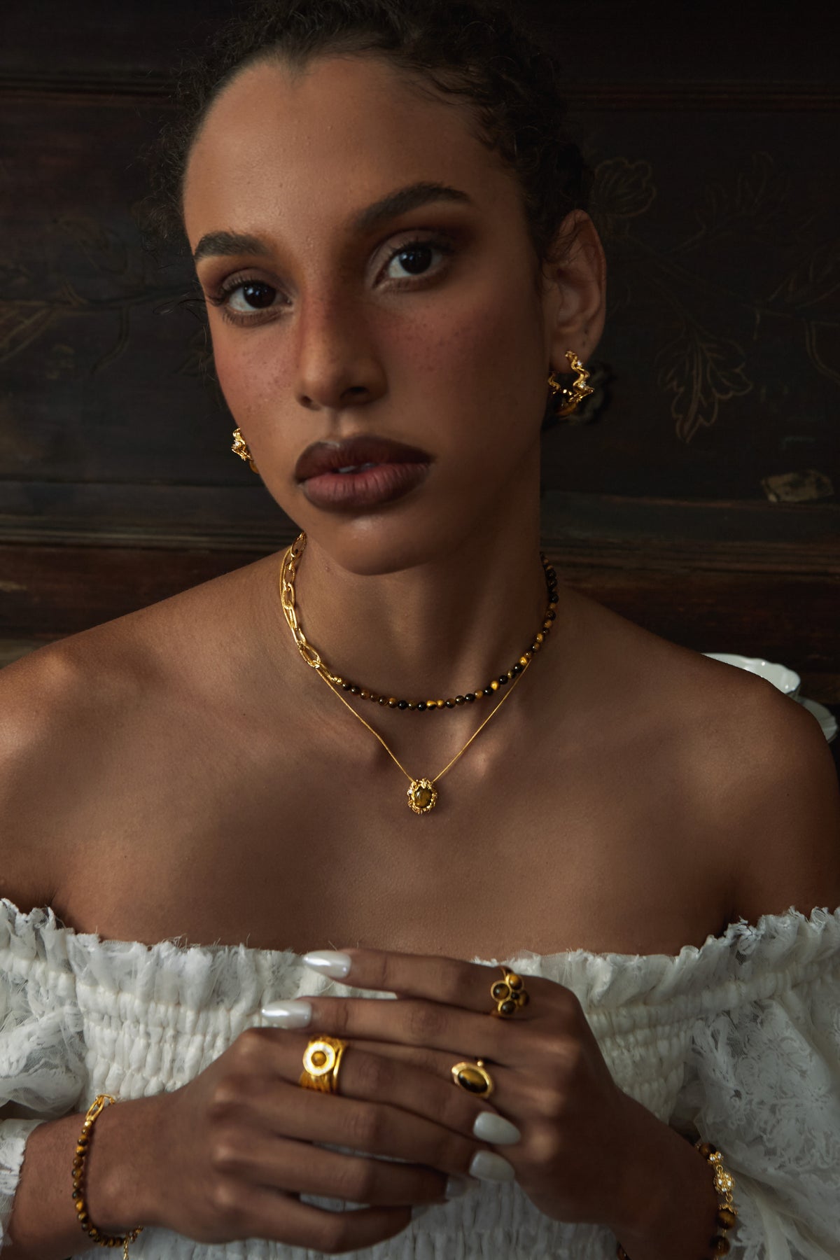 Gilded Erosion Necklace - booneealus