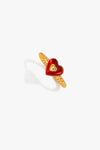Nocturne Heart Stone Ring