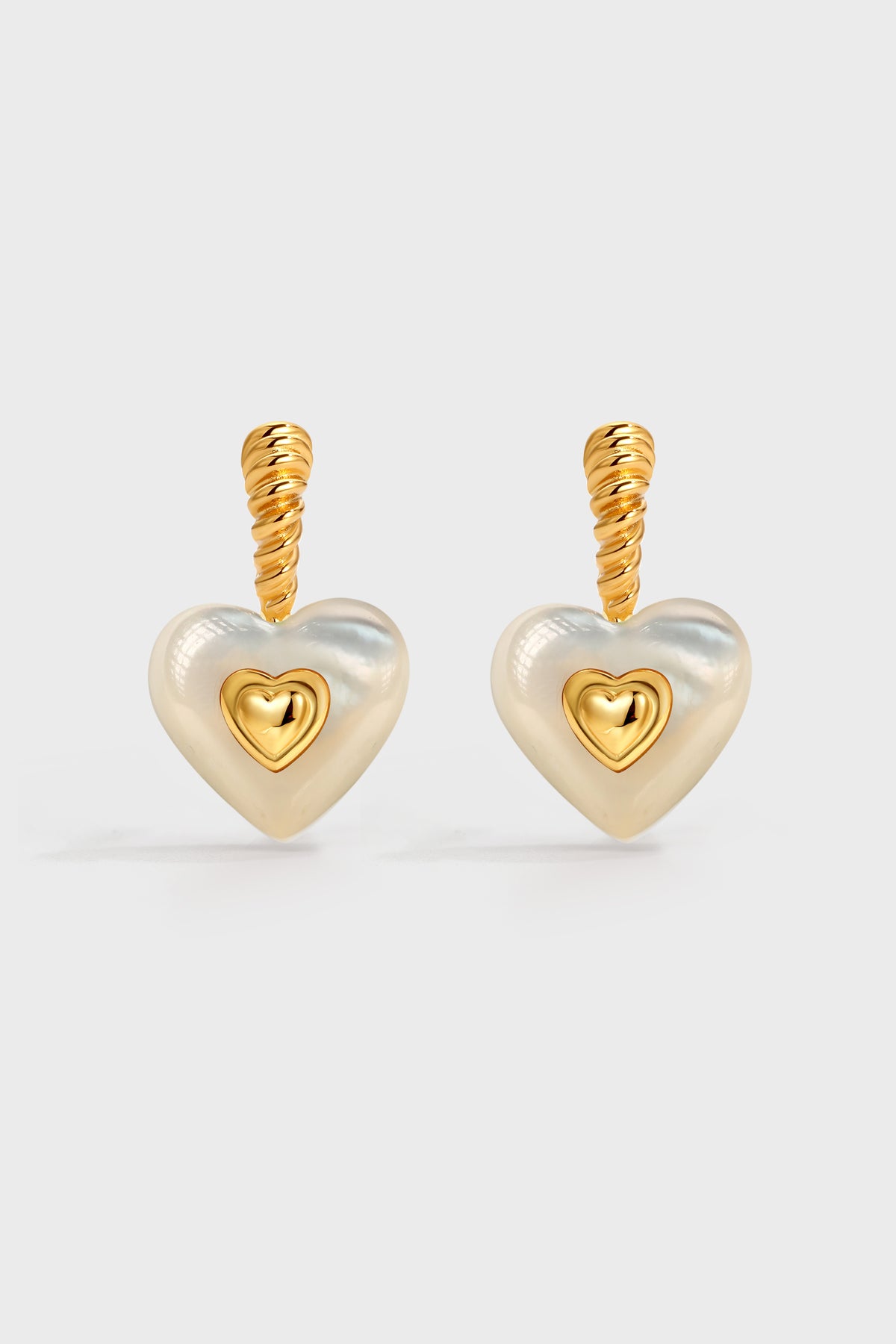 Nocturne Heart Mini Stud Earrings