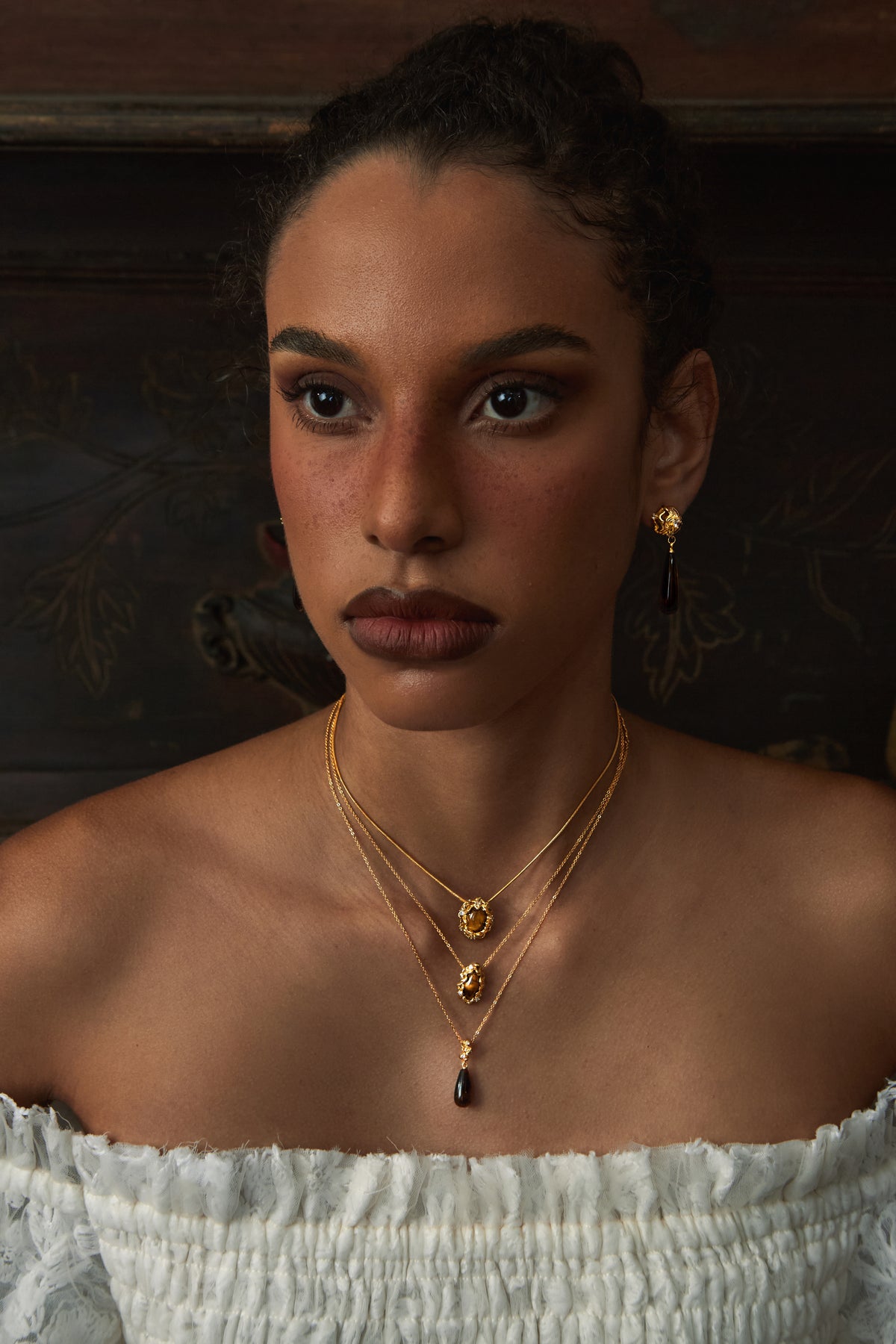 Amber Orbit Necklace - booneealus