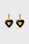 Nocturne Heart Mini Stud Earrings