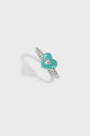 Nocturne Heart Stone Ring