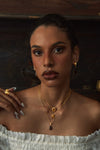 Amber Orbit Necklace - booneealus