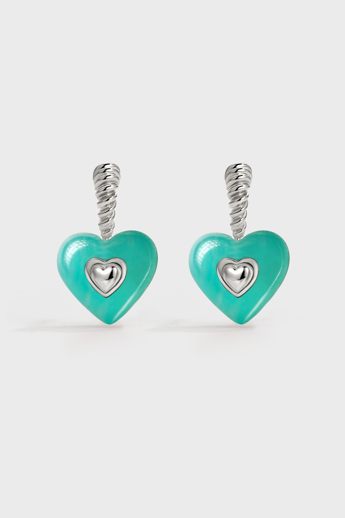 Nocturne Heart Mini Stud Earrings