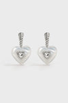 Nocturne Heart Mini Stud Earrings