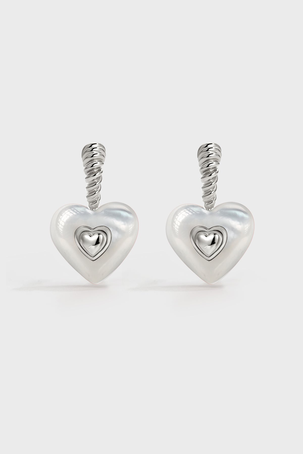 Nocturne Heart Mini Stud Earrings