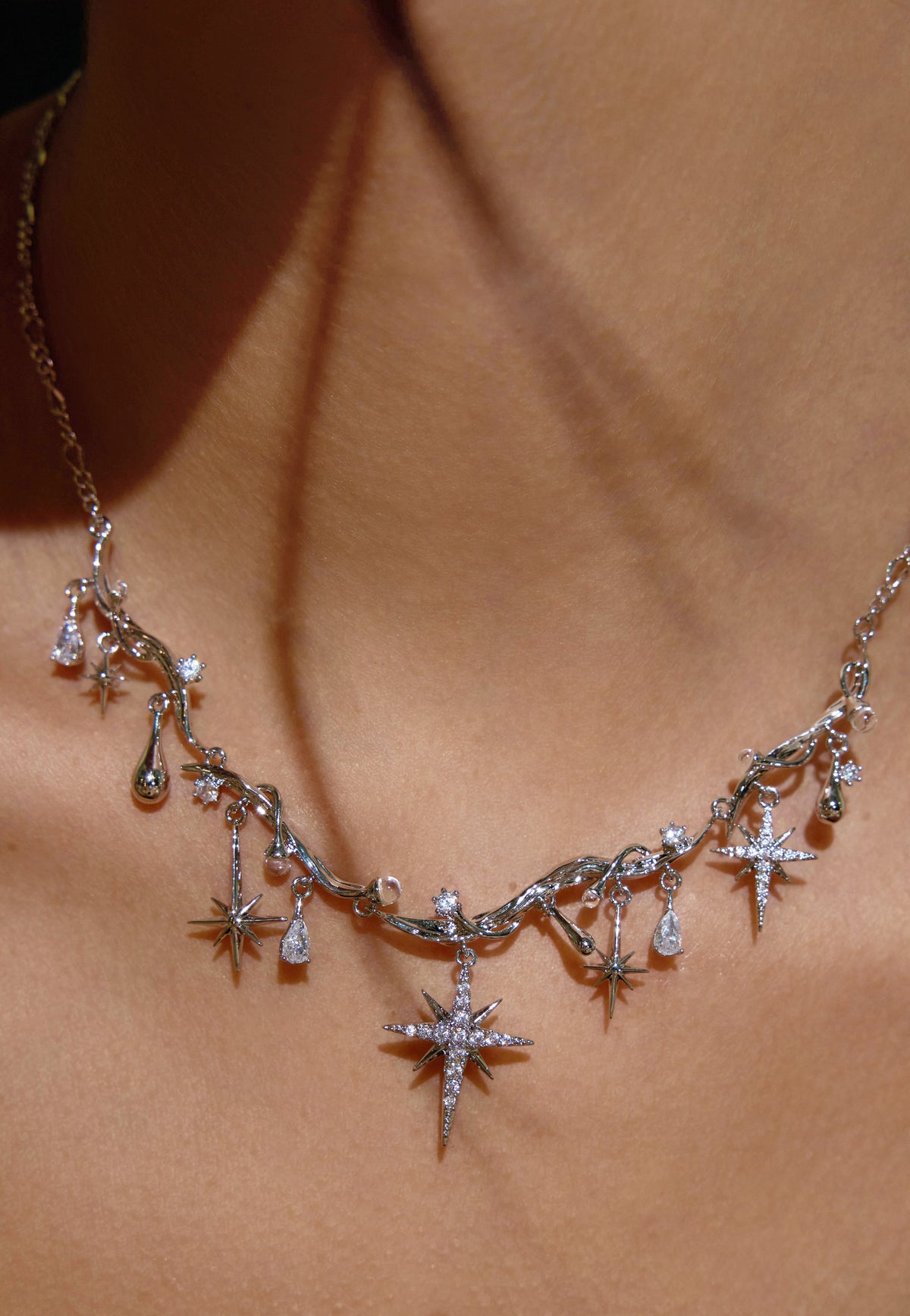 Starfall Serenity Necklace - booneealus