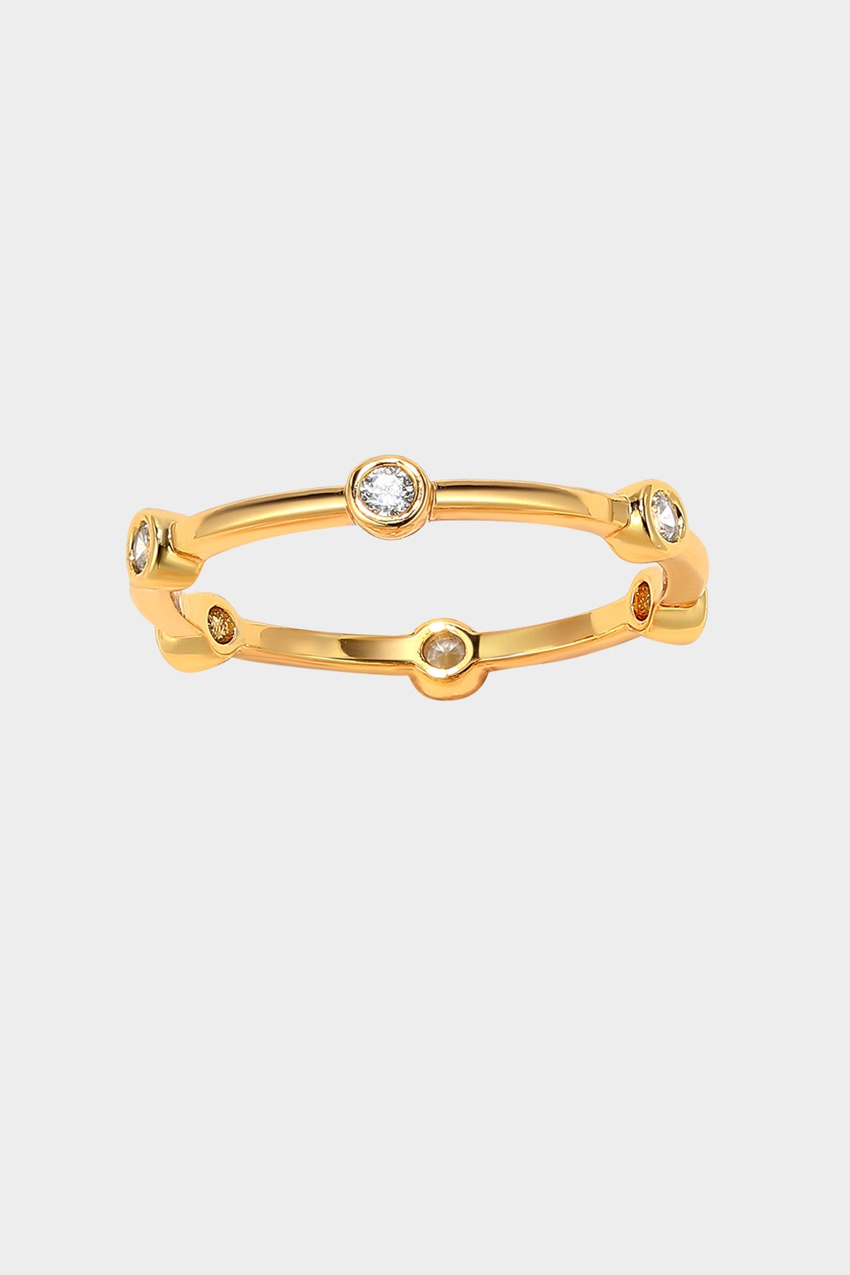 gold Verses of Becoming Ring - booneealus