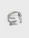 Horse Eye Zirconia Open Ring - booneealus