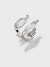 Horse Eye Zirconia Crown Open Ring - booneealus