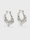 Zircon Tassel Circle Earrings - booneealus