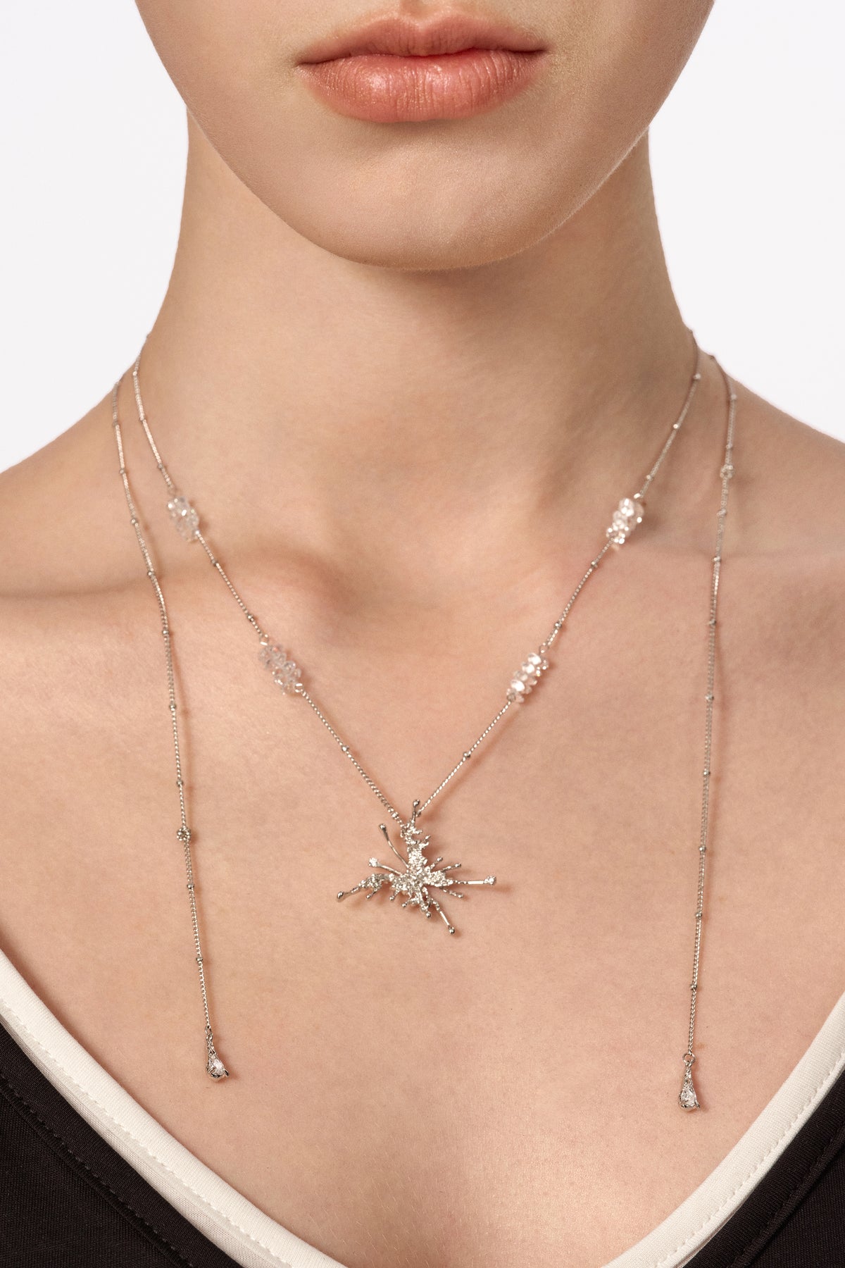 Butterfly Reverie Draped Chain Necklace