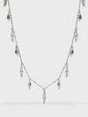 Tassel Zirconia Necklace - booneealus