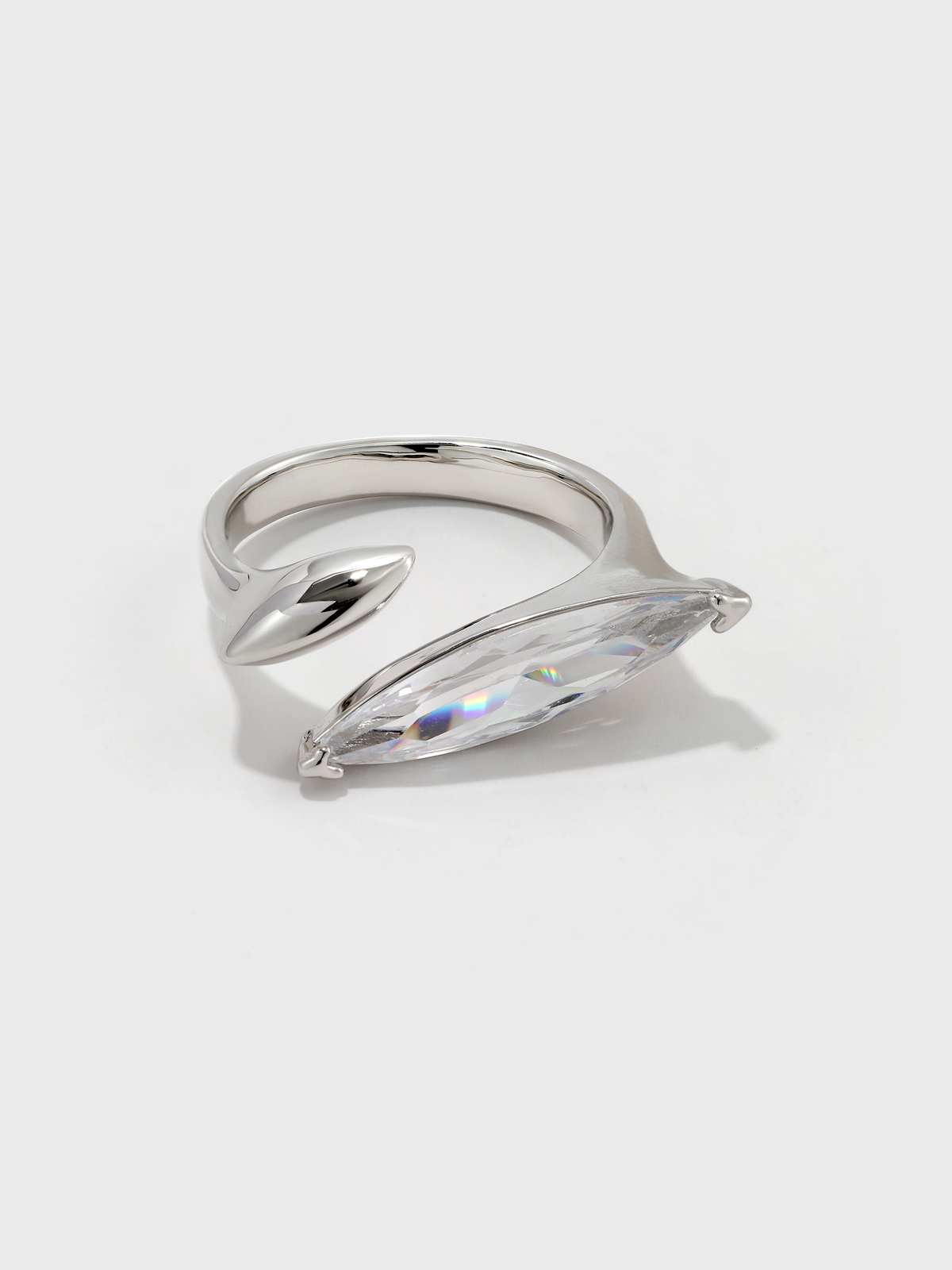 Zirconia Open Ring - booneealus