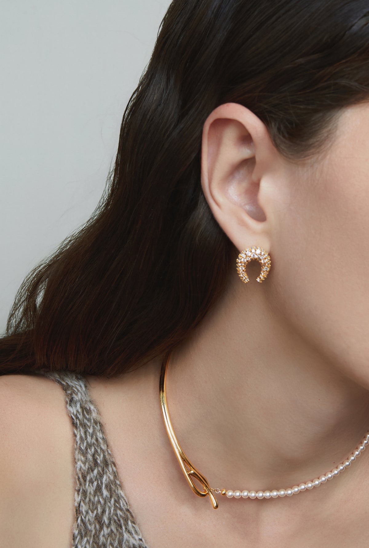 Lunar Hoop Earrings