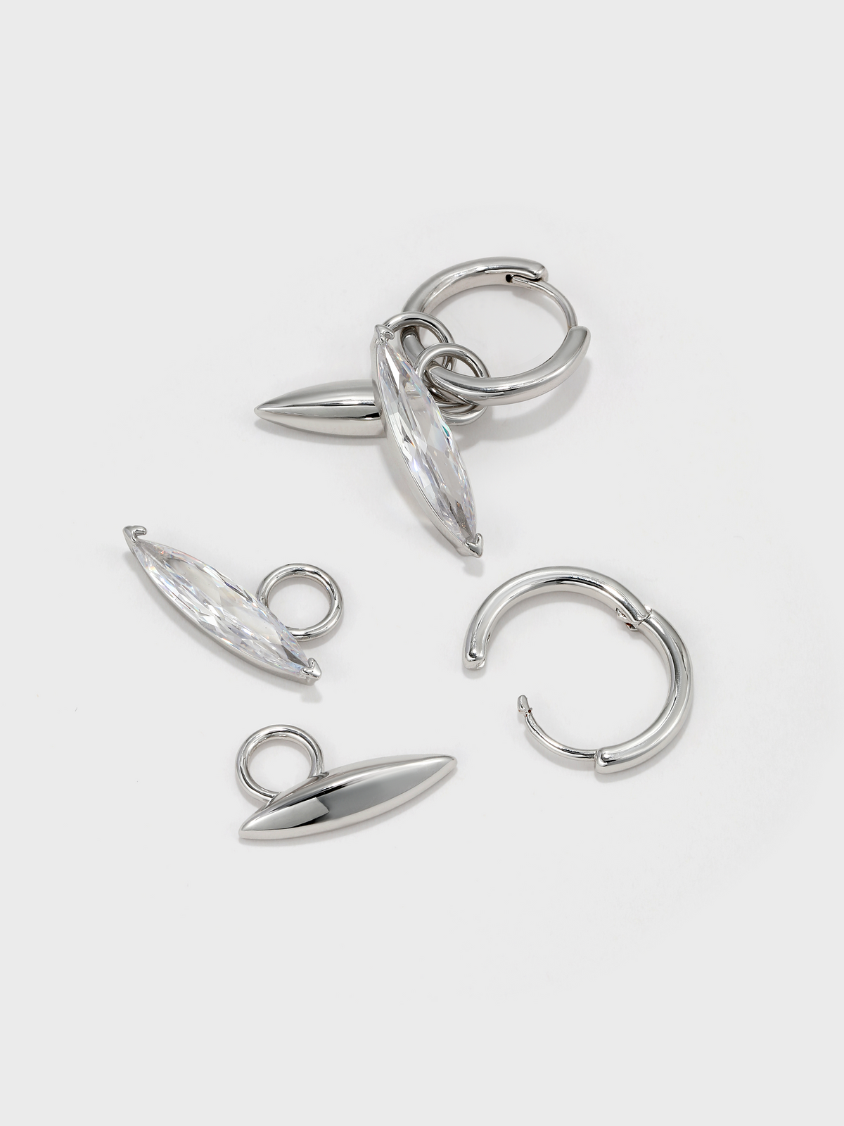 Horse Eye Zirconia Earrings - booneealus