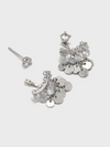 Multi-metal Disc Zircon Tassel Earrings - booneealus