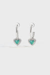 Nocturne Whisper Heart Earrings