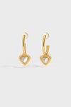Nocturne Whisper Heart Earrings