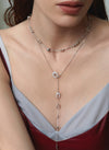 Orbit Stirrup Necklace