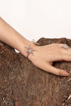 Brazalete Abierto con Alas de Mariposa