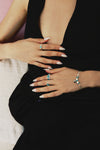 Nocturne Heart Stone Ring