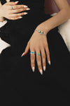 Nocturne Heart Stone Ring