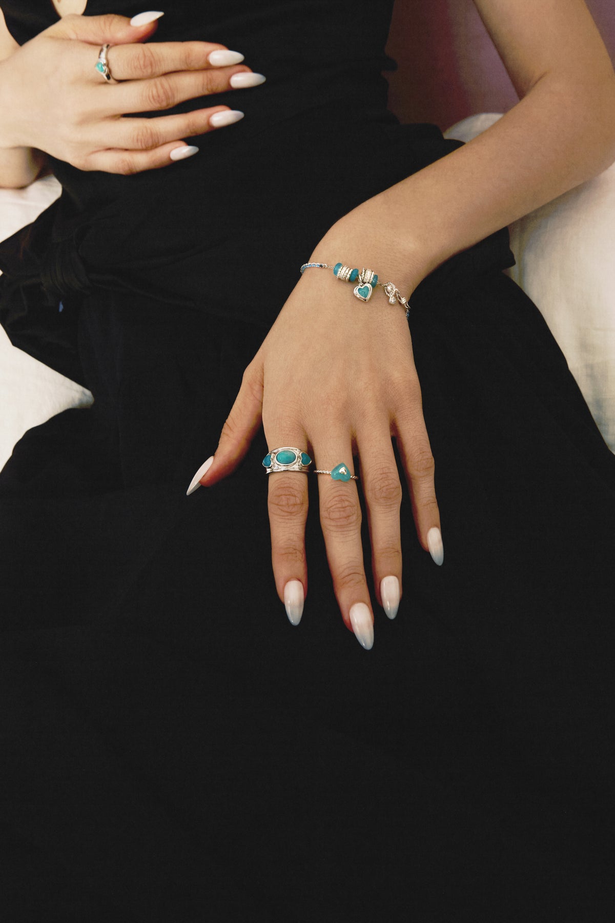Nocturne Heart Stone Ring