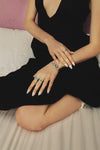 Nocturne Heart Stone Ring