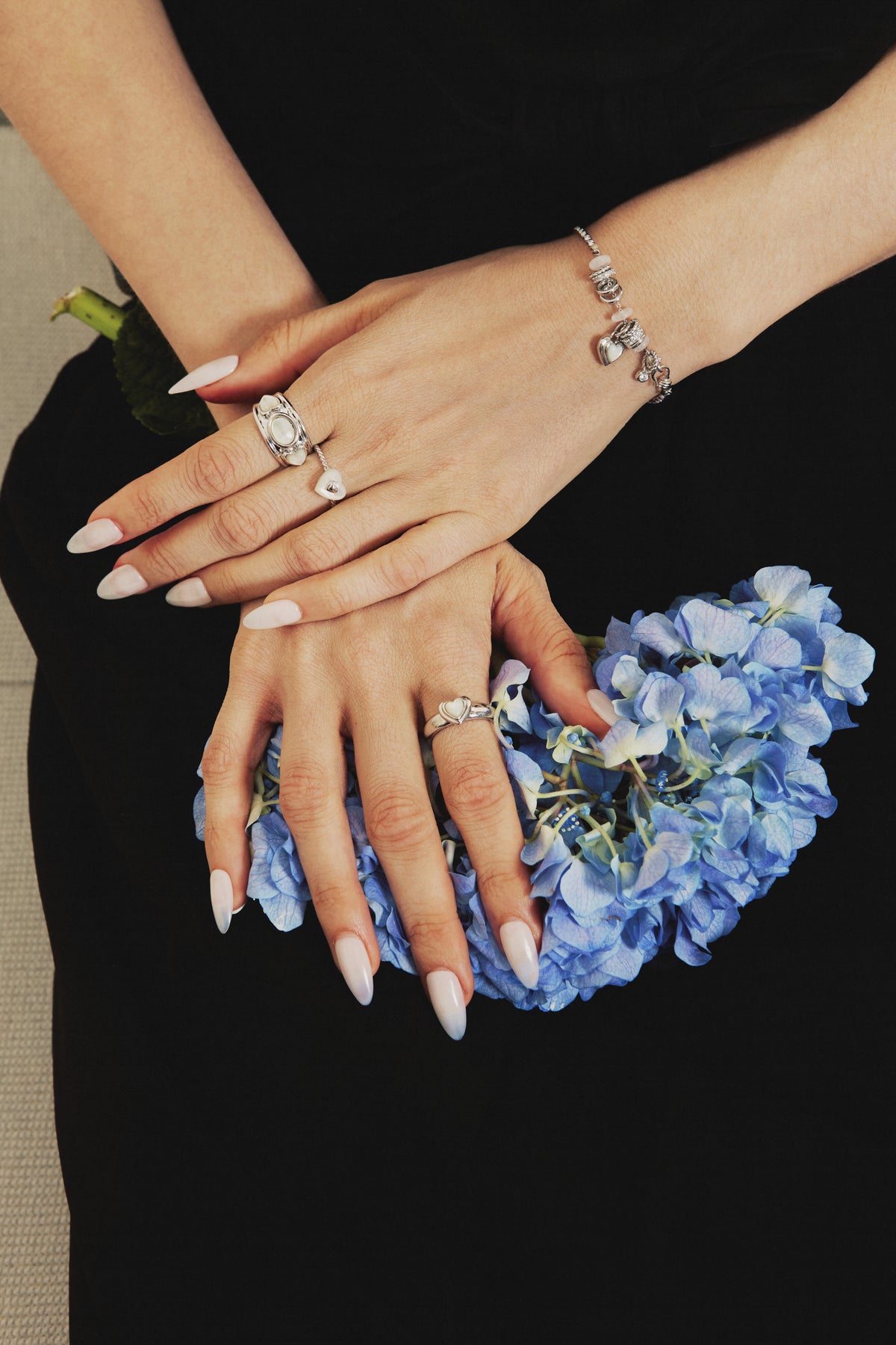 Nocturne Heart Stone Ring