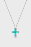 Lucent Tide Cross Necklace – Small - booneealus
