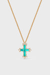 Lucent Tide Cross Necklace – Small - booneealus