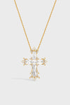 Everglow Cross Necklace —— Large - booneealus