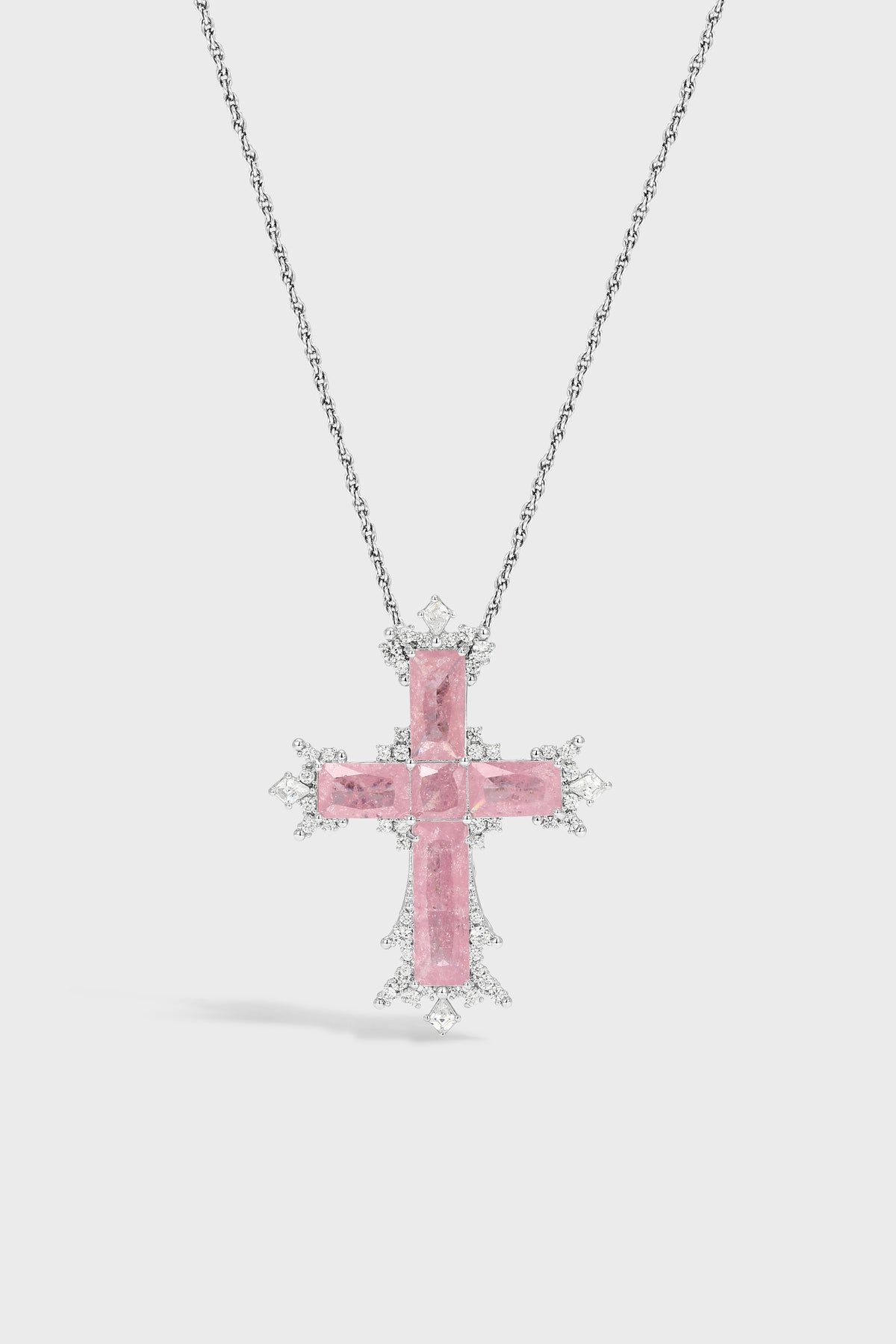 FluidGrace Cross Necklace —— Large - booneealus