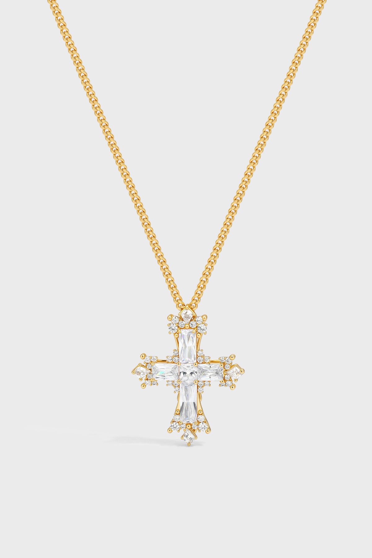 Dawnstar Cross Necklace —— Small - booneealus