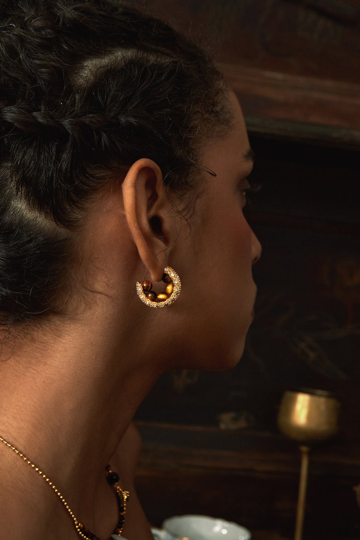 Vortex Stone Earrings - booneealus