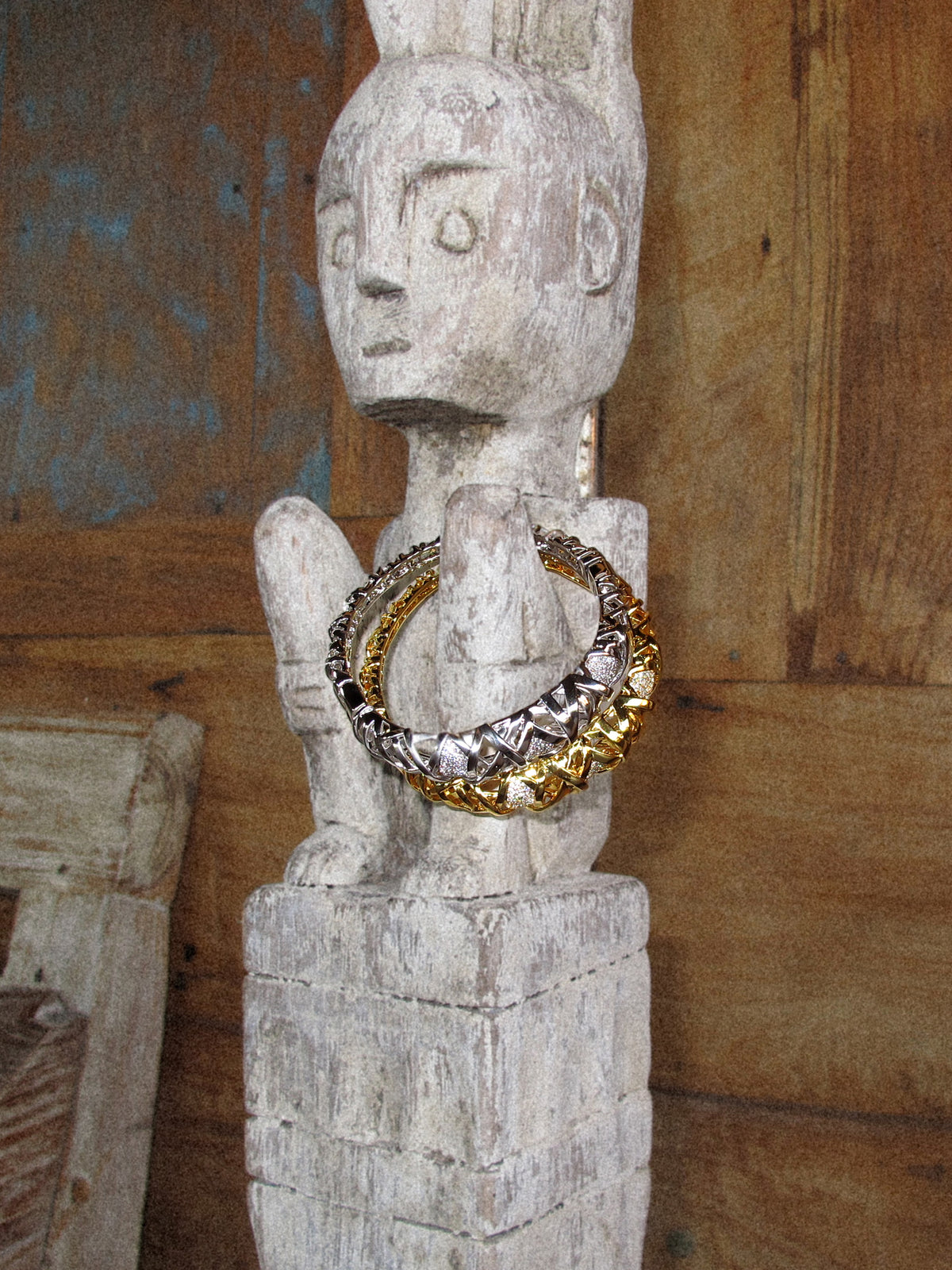 Twisted Braided Zirconia Bracelet - booneealus