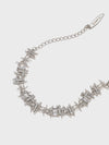 Braided Metal Irregular Zirconia Patchwork Bracelet - booneealus