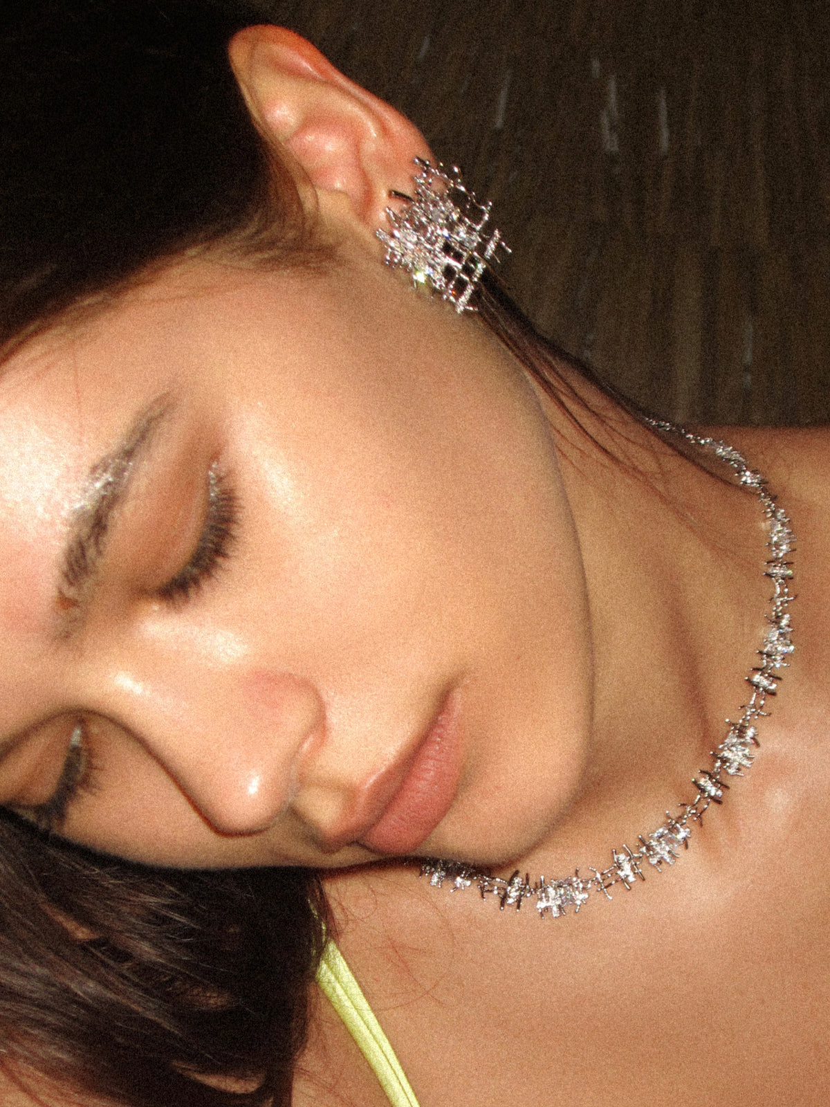 Zirconia Woven Earrings - booneealus