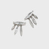 Horse Eye Zirconia Tassel Earrings - booneealus