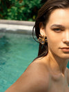 Cut Crystal Butterfly Earrings - booneealus