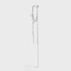 Zircon Tassel Ear Drops(Clip-on) - booneealus