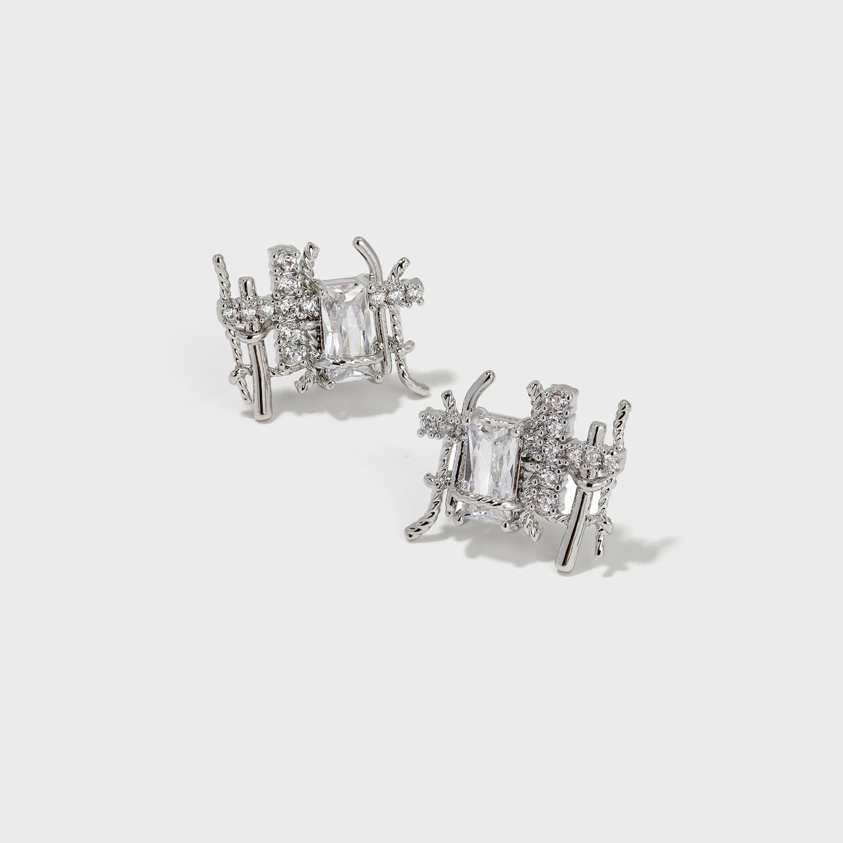 Braided Metal Earrings - booneealus
