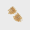 Zirconia Woven Earrings - booneealus