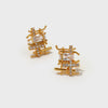 Braided Metal Earrings - booneealus