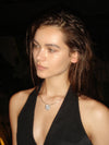 Twisted Braided Wrap Zirconia Necklace - booneealus