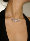 Zircon Butterfly Flower and Dragonfly Necklace - booneealus